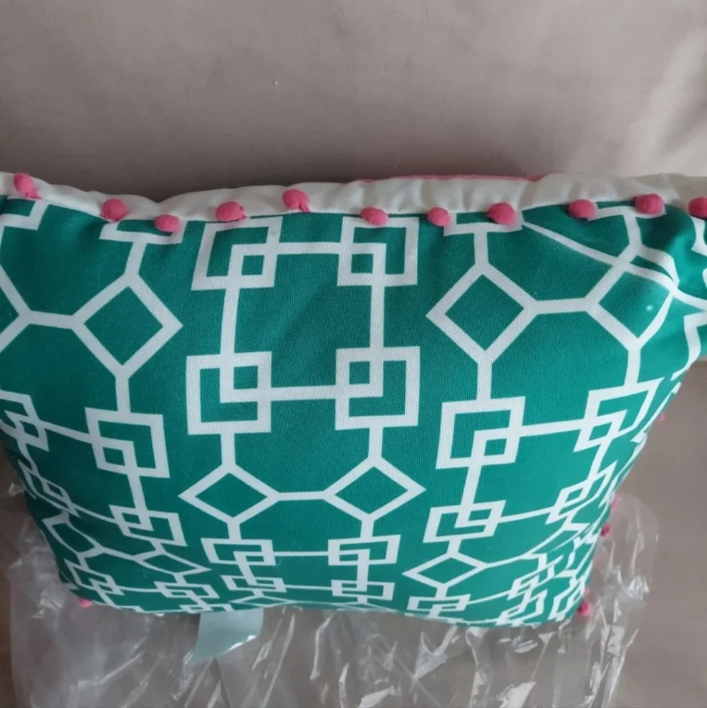 Toucan Coastal Tropical Oversized XL Embroidered Accent Pillow BNWT RETIRED 2021